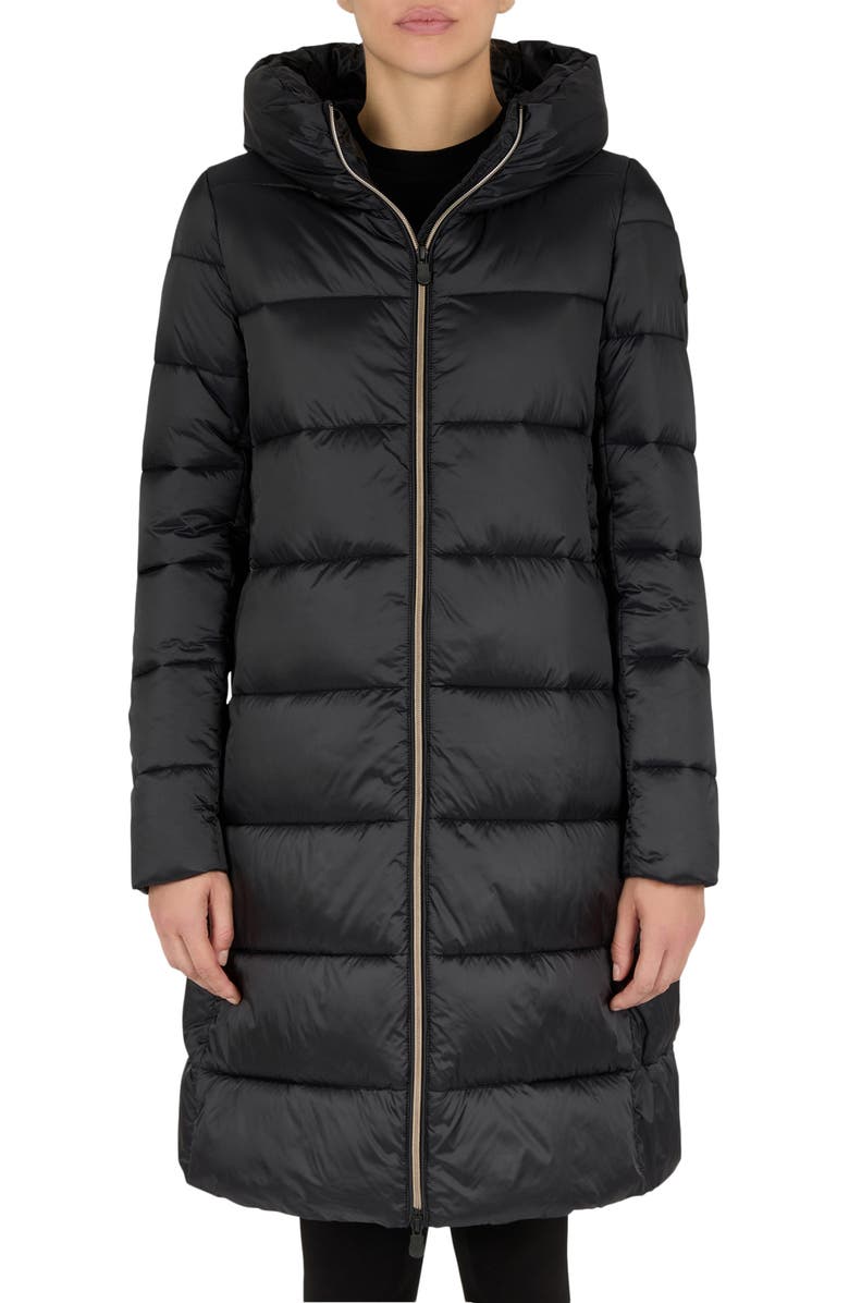 Save The Duck Water Repellent Puffer Jacket with Removable Hood, Main, color, 