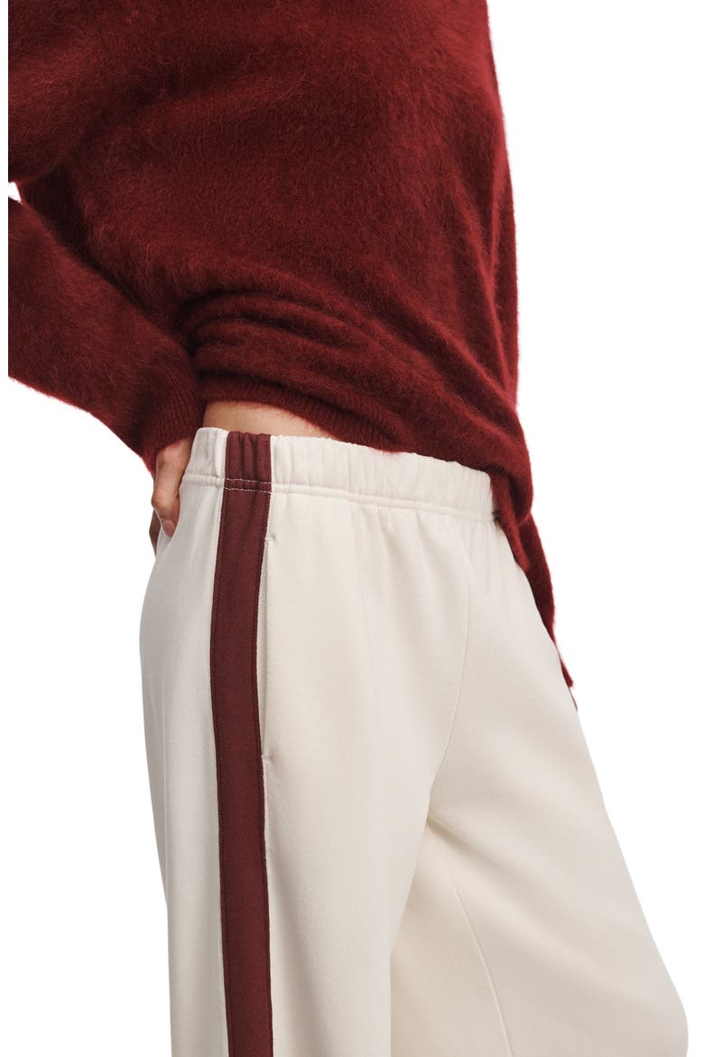 Everyday Terry Track Pants, Alternate, color, DARK RED MULTI