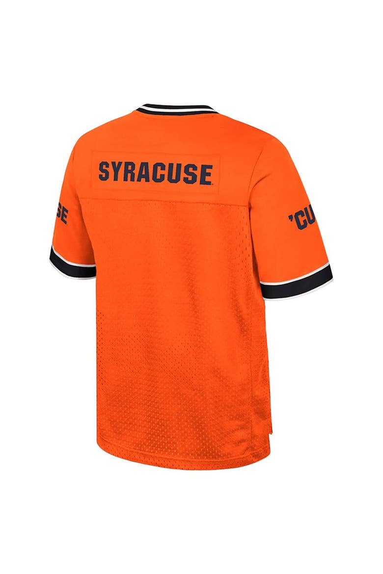 Men's Colosseum  Orange Syracuse Orange Nothing But The Hits Football Jersey, Alternate, color, Orange