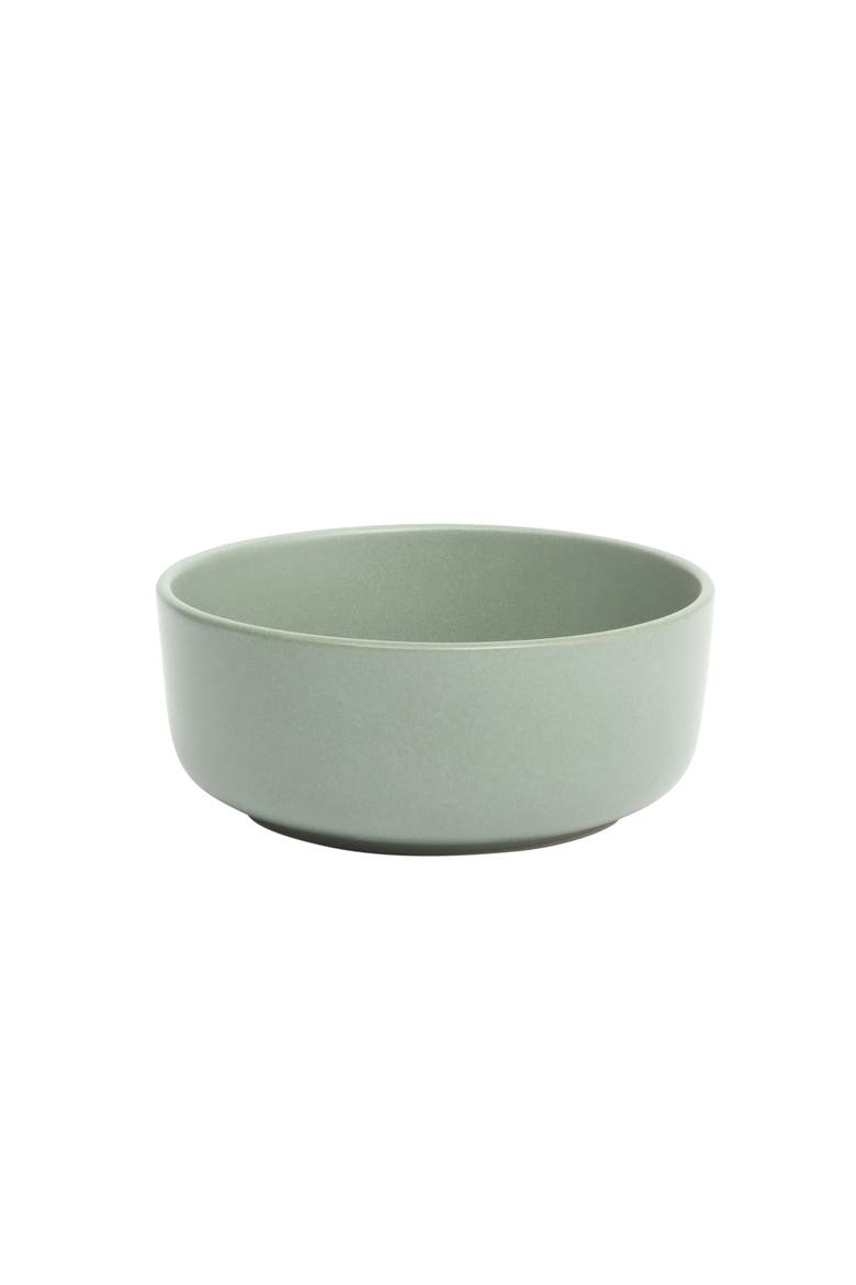 Soho Lounge Pasco 16-Piece Reactive Glaze Stoneware Dinnerware Set, Alternate, color, Matte Grayish Green