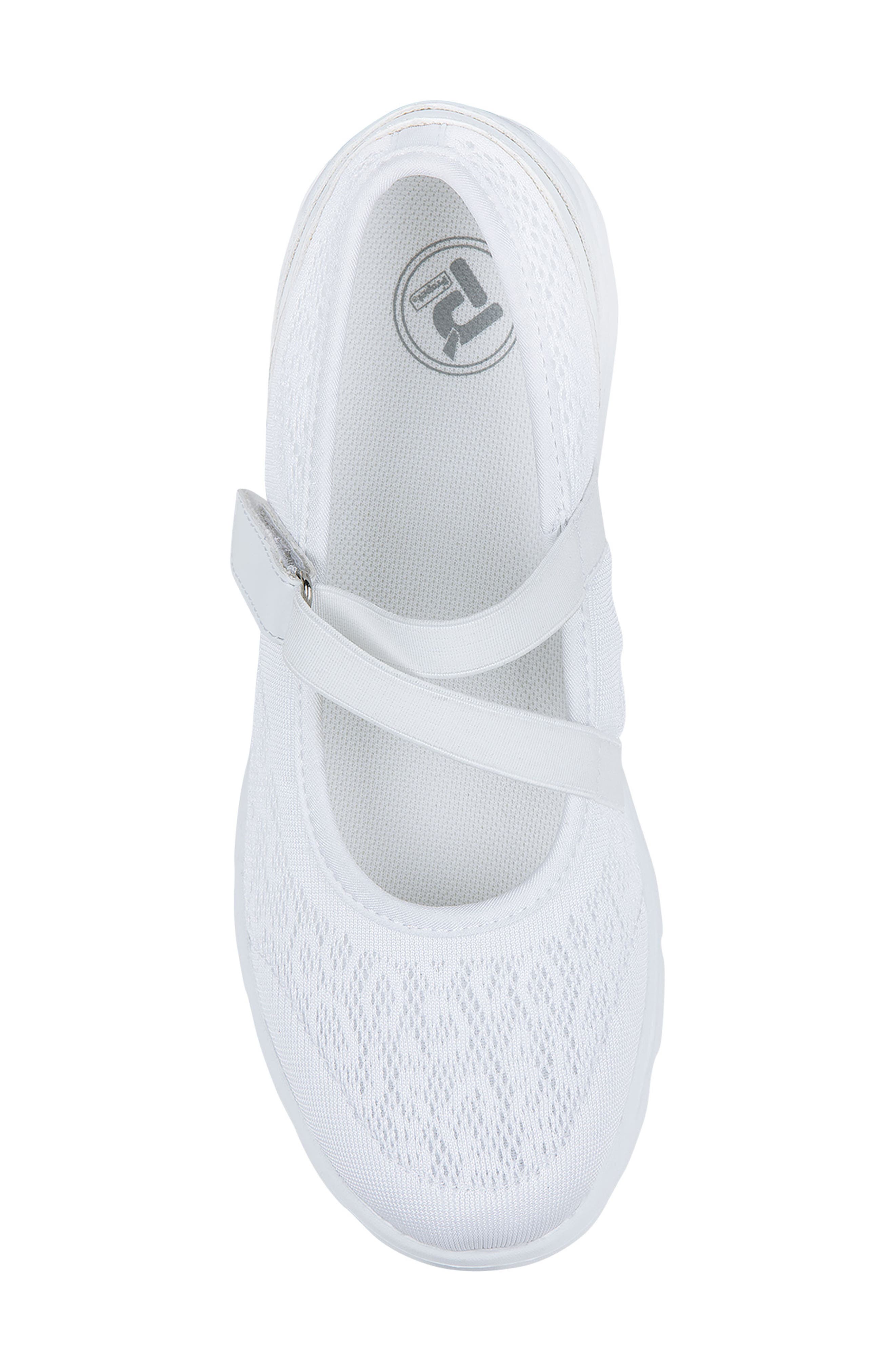 TravelActiv Mary Jane Sneaker, Alternate, color, WHITE FABRIC