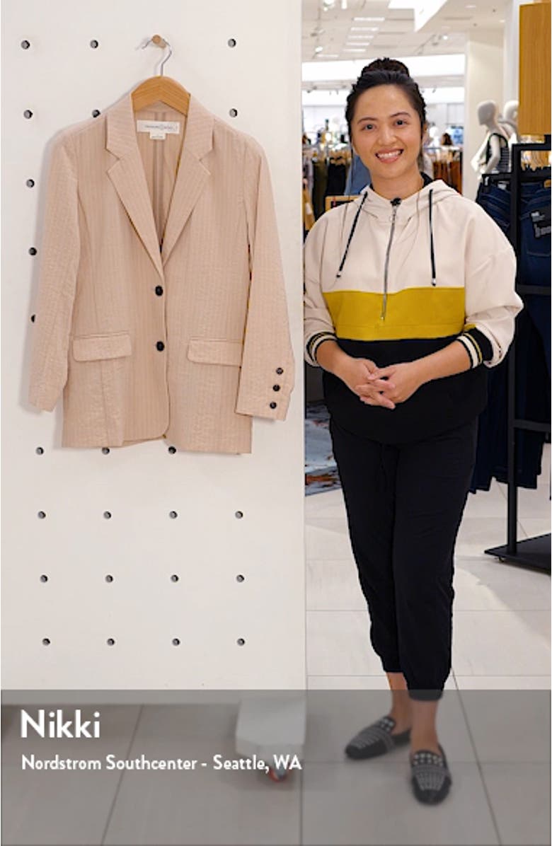 Pinstripe Oversize Blazer, sales video thumbnail