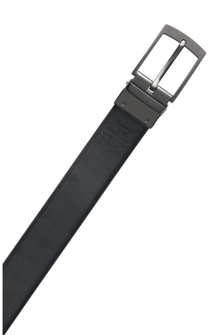 Cabernet Bonded Leather Belt, Alternate, color, BROWN