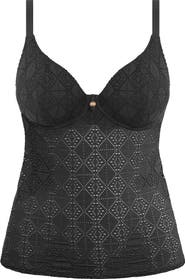 Freya Nomad Nights Underwire Plunge Tankini Top
