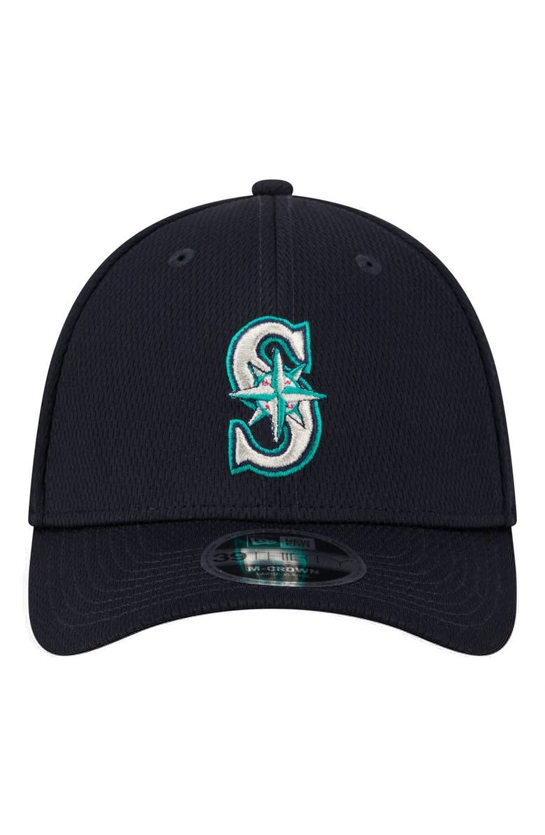New Era Men's New Era Navy Seattle Mariners Dash 39THIRTY Flex Hat, Alternate, color, Navy