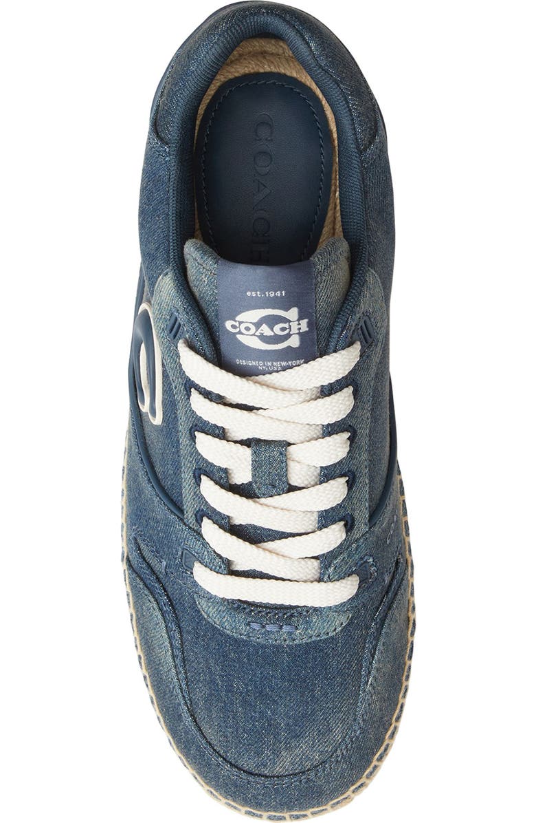 COACH Soho Espadrille Sneaker, Alternate, color, Denim.
