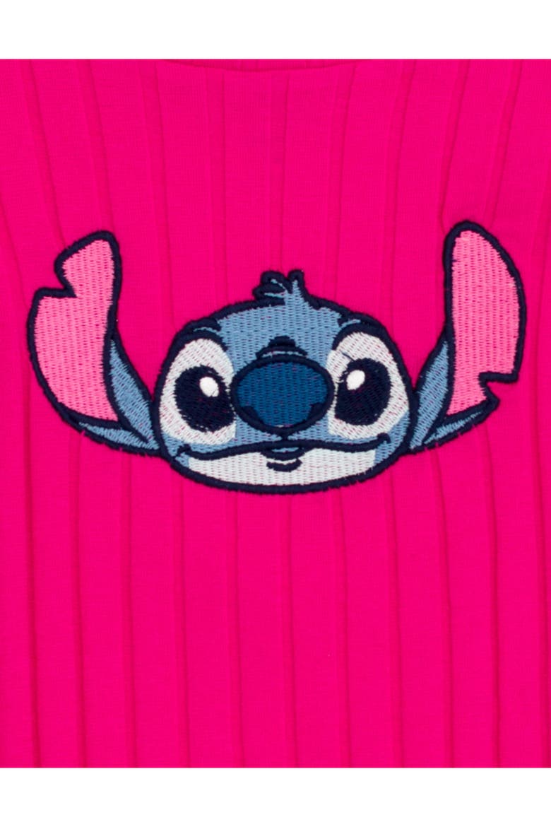 Lilo & Stitch 2-Piece Tee and Flare Pants Set, Alternate, color, Stitch Fuschia Purple
