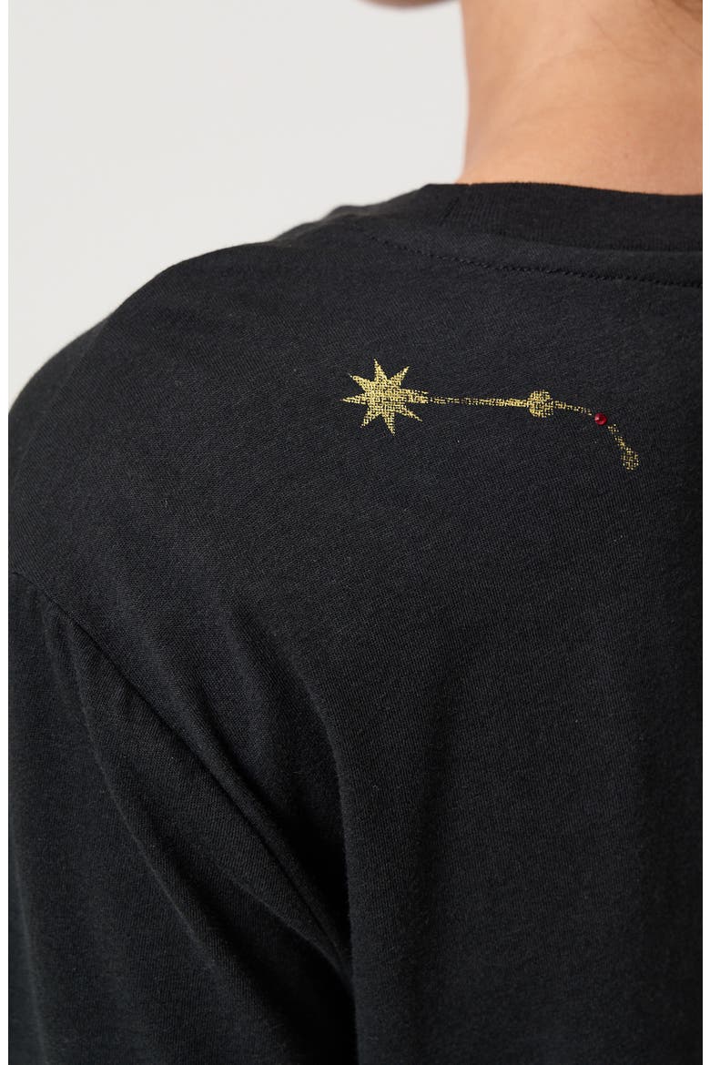 Aries Mercury Graphic T-Shirt, Alternate, color, BLACK