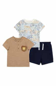 Little Me Wildcat 3-Piece T-Shirt & Shorts Set