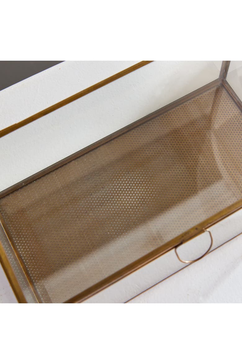 Arwen Rectangular Display Box, Alternate, color, Gold
