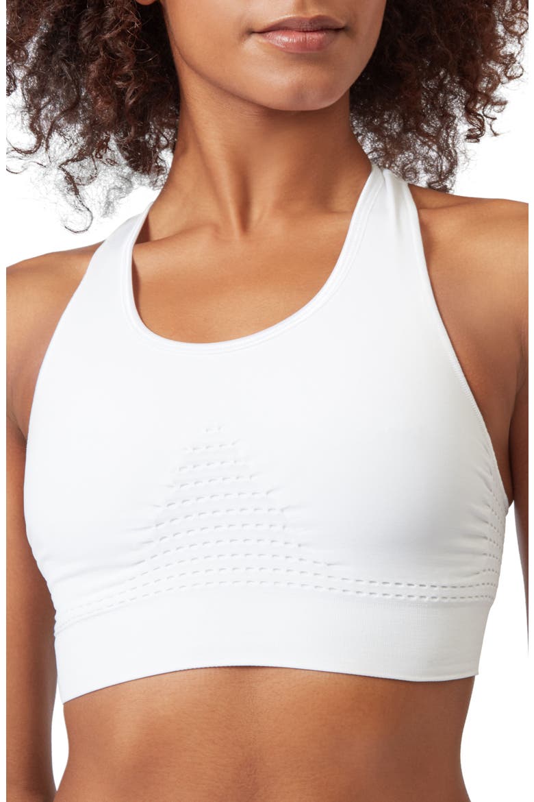 Stamina Sports Bra, Alternate, color, WHITE