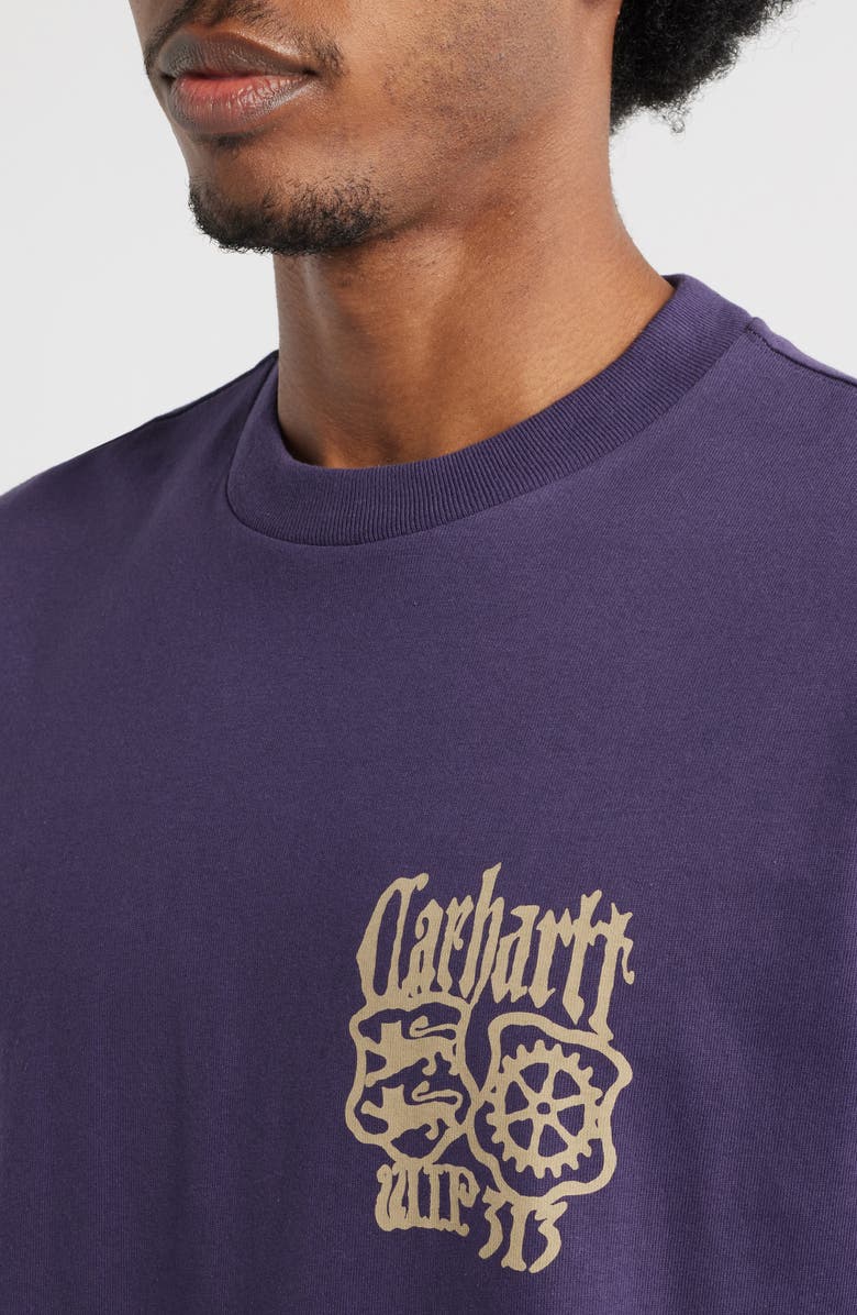 Carhartt Work In Progress Commuting Tales Organic Cotton Graphic T-Shirt, Alternate, color, Lokers