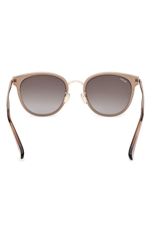 Max Mara 54mm Round Sunglasses