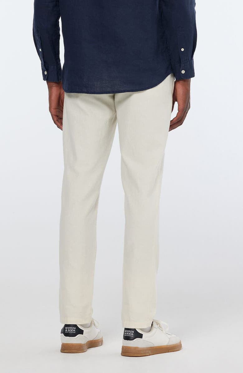 Scotch & Soda Warren Twill Pants, Alternate, color, Off White