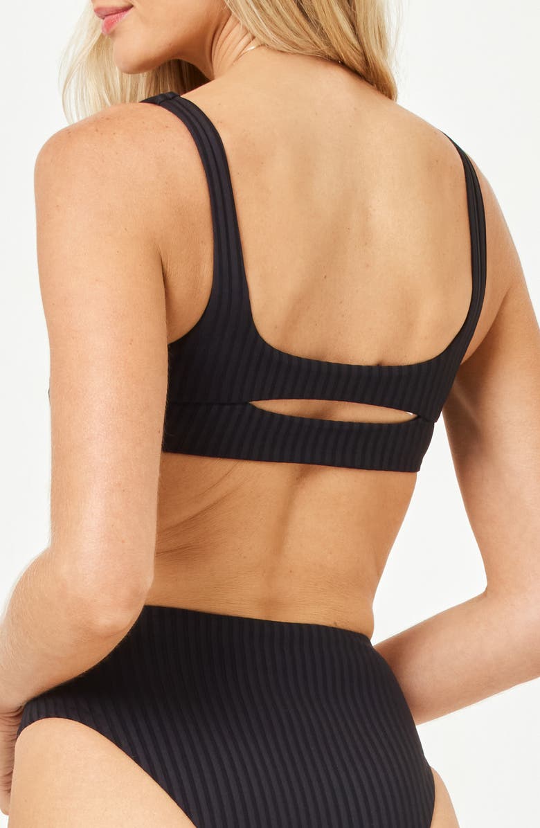 LSPACE Effie Cutout Bikini Top, Alternate, color, 