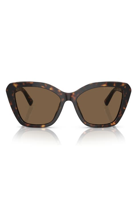 55mm Isabel Gradient Butterfly Sunglasses