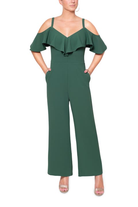 Marcella Off the Shoulder Ruffle Jumpsuit