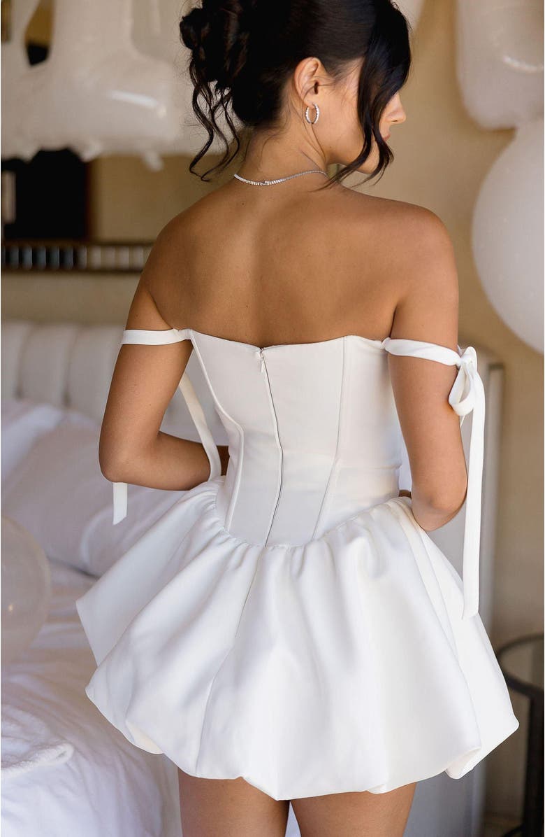 Untamed Petals Muse Mini Dress, Alternate, color, Ivory