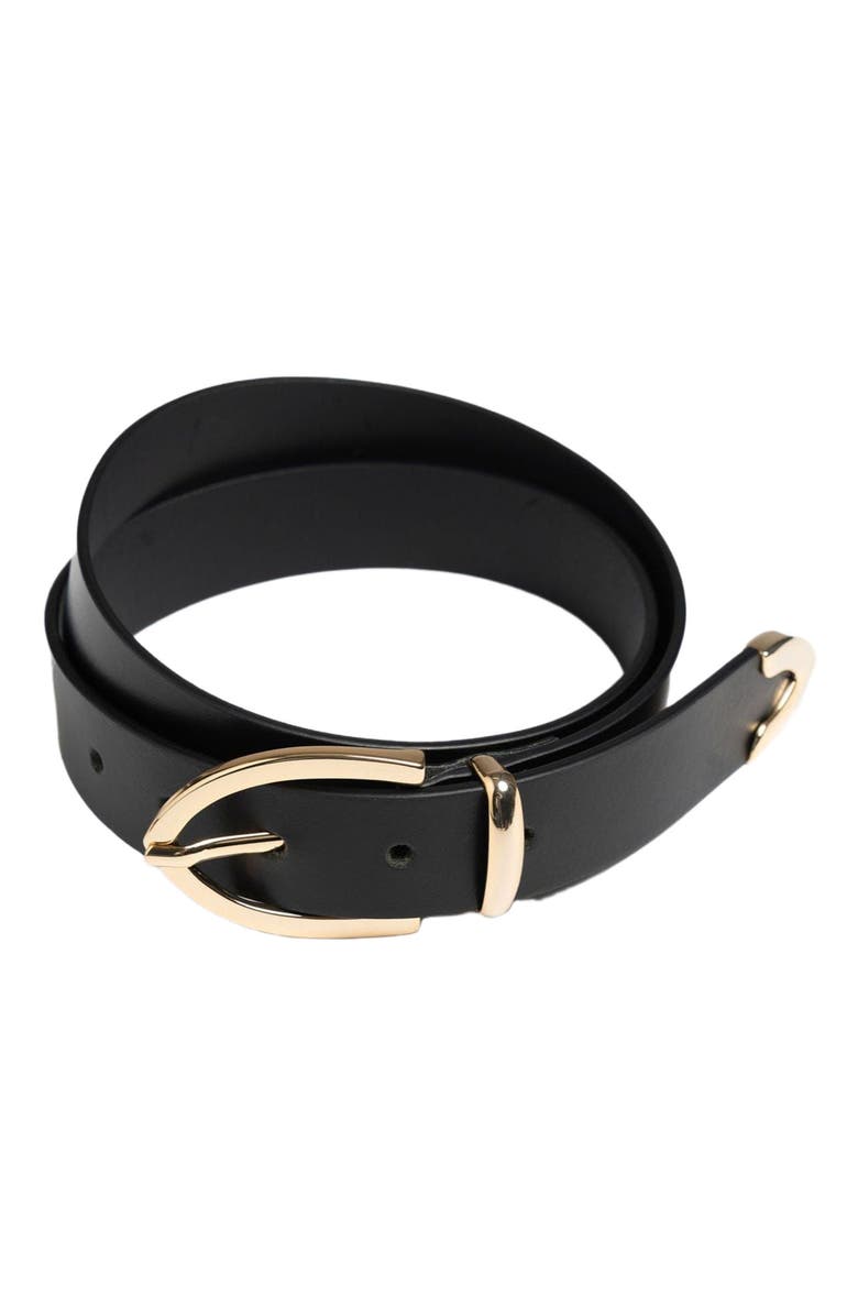 Saint + Sofia Victory Belt, Alternate, color, Black