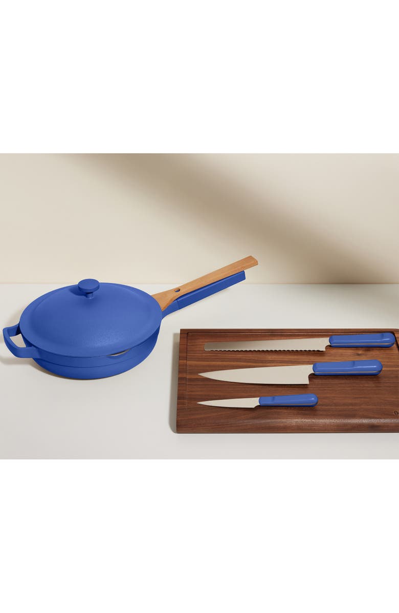 Our Place 3-Piece Kitchen Knife Set, Alternate, color, Azul
