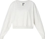 Sweaty Betty Revive Organic Cotton Blend Crop Sweatshirt