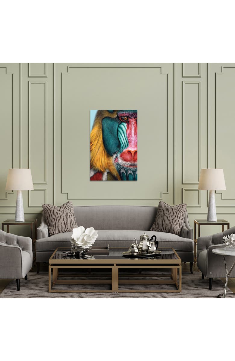 iCanvas Mandrill Canvas Artwork by Giulio Rossi, 26"x18", Alternate, color, Blue/ Green