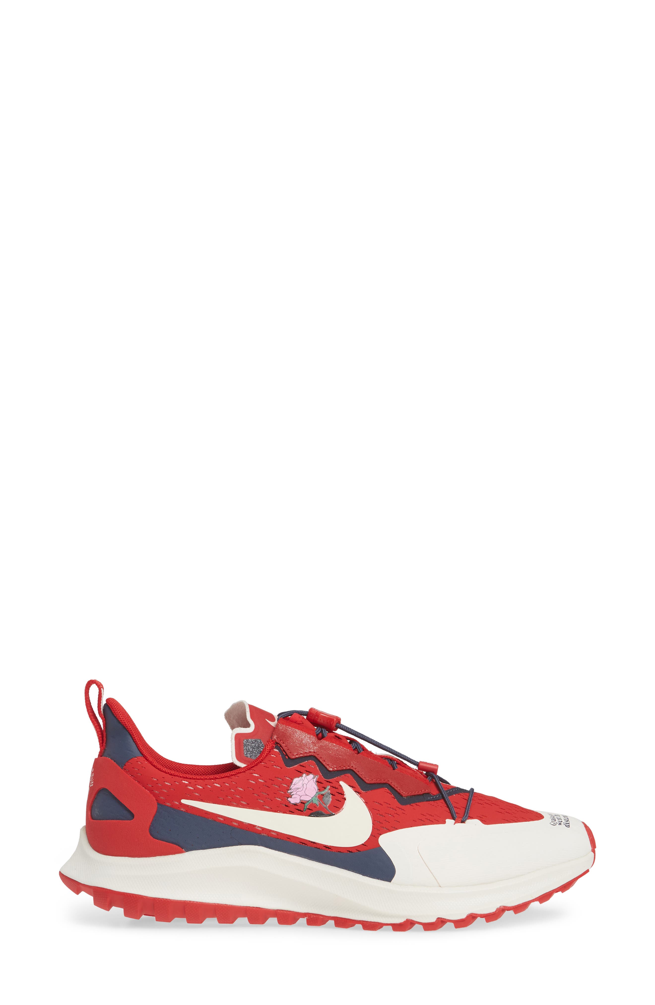 x Undercover Gyakusou Air Zoom Pegasus 36 Trail Running Shoe, Alternate, color, SPORT RED/ THUNDER BLUE/SAIL