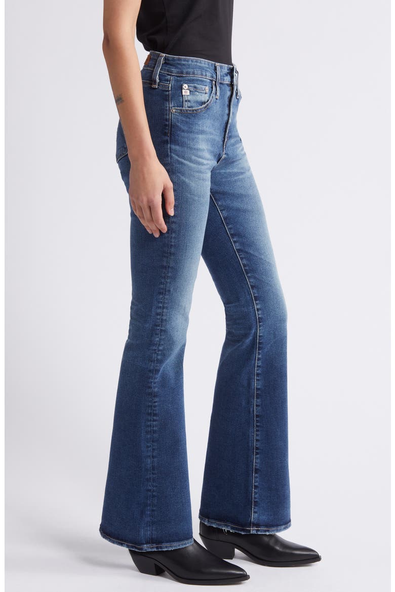 Farrah High Waist Bootcut Jeans, Alternate, color, 12 YEARS PROPHECY
