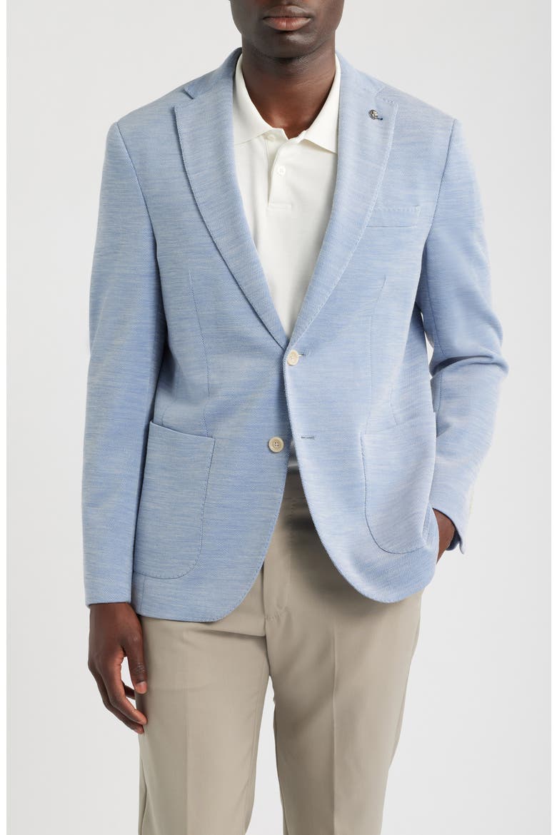 Hartford Wool Blend Sport Coat, Main, color, LIGHT BLUE
