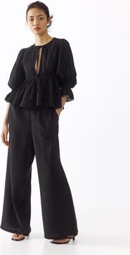 H&M Straight-leg muslin pants