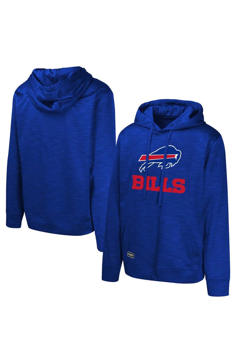 Outerstuff Men's Royal Buffalo Bills Streak Fleece Pullover Hoodie, Alternate, color,