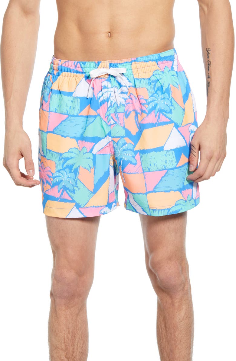 Chubbies The Oceansides Print Swim Trunks, Main, color,