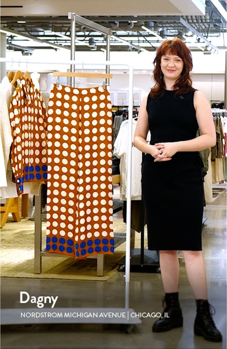Elise Polka Dot Wide Leg Pants, sales video thumbnail