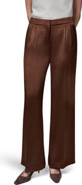 Donna Karan New York High Waist Wide Leg Pants