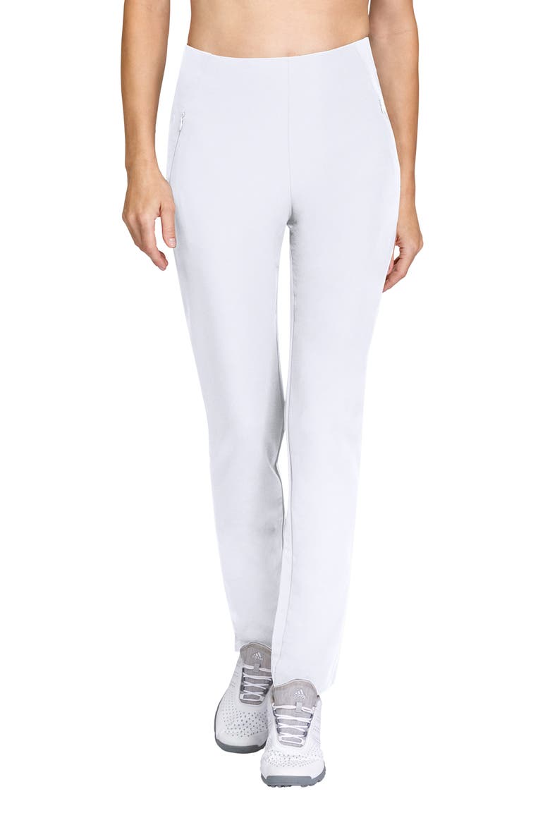 Allure High Waist Pull-On Pants, Main, color, CHALK