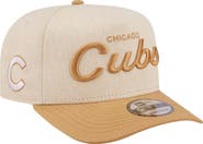 New Era Men's New Era Cream Chicago Cubs Herringbone 9FIFTY A-Frame Snapback Hat
