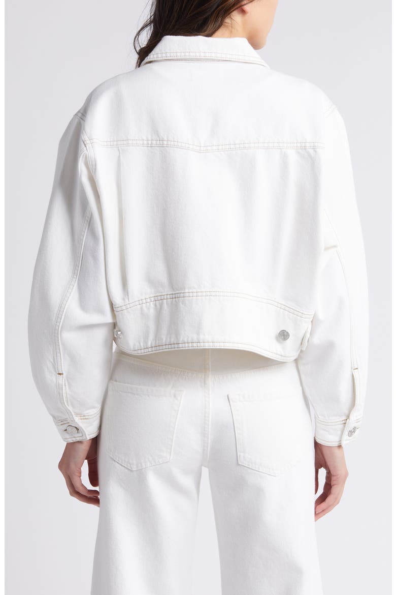 Heart Crop Denim Jacket, Alternate, color, AU NATURAL CLEAN