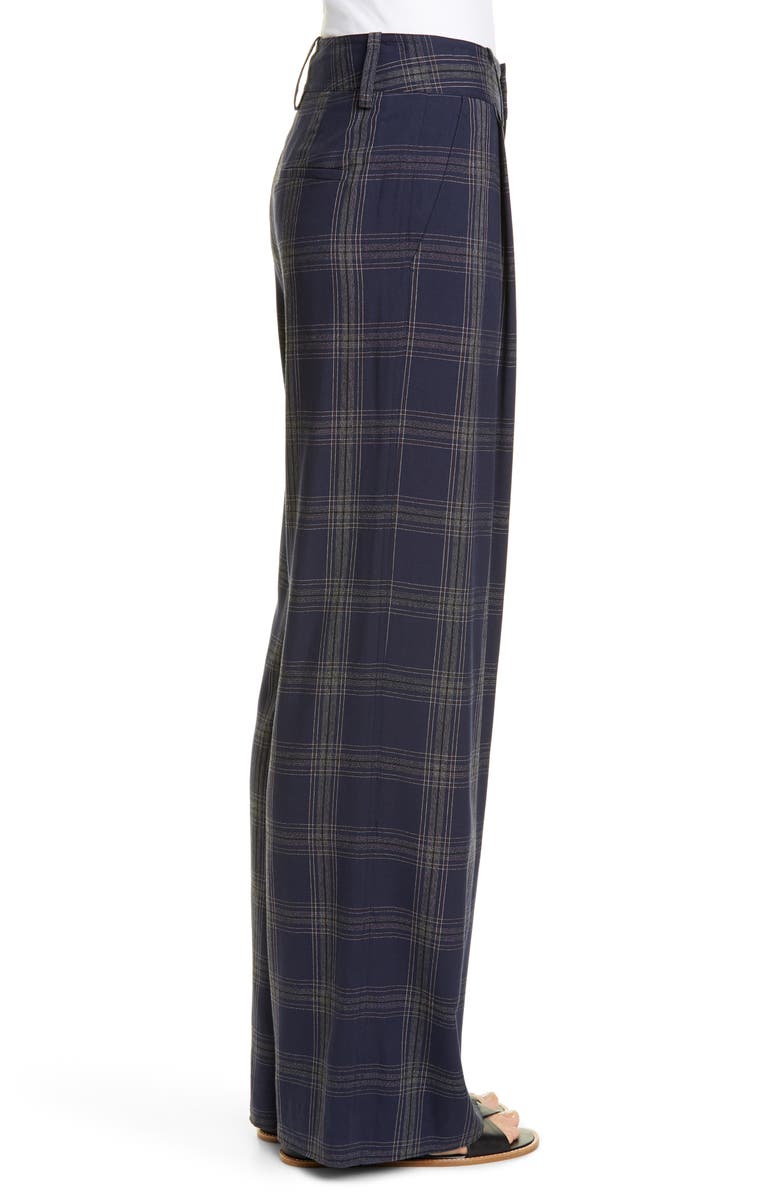 Vince Plaid Wide Leg Pants, Alternate, color, 