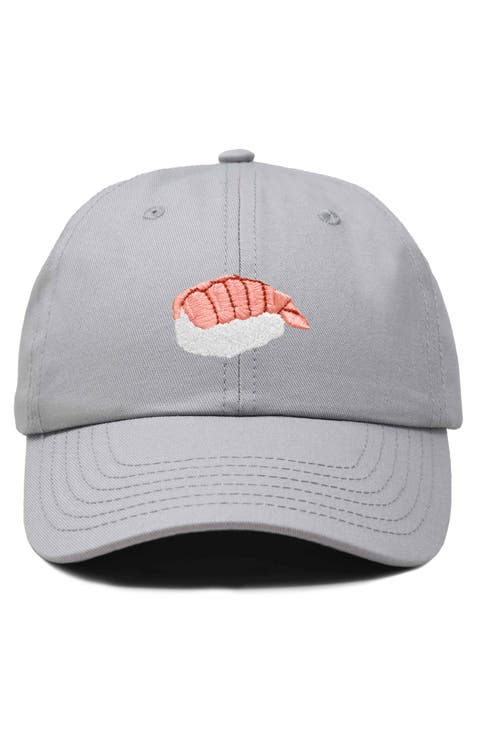 Shrimp Sushi Embroidered Dad Cap