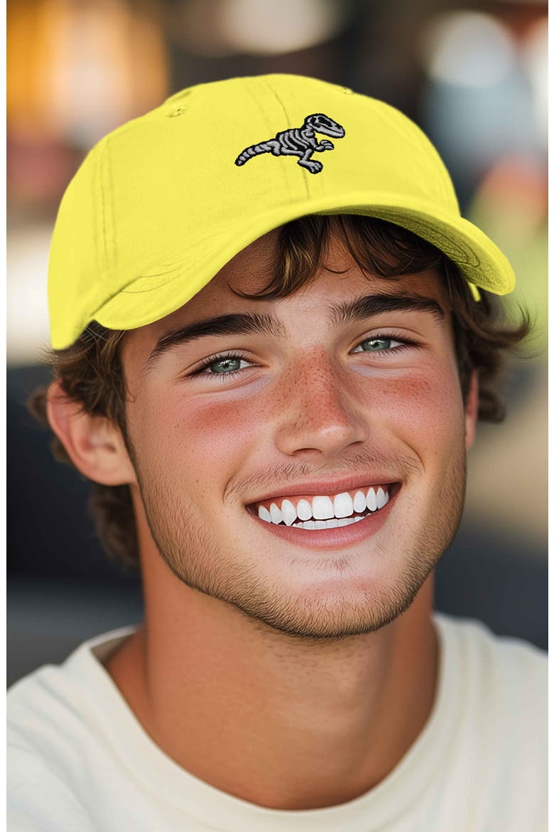 Fossil Embroidered Outdoor Hat, Alternate, color, Yellow