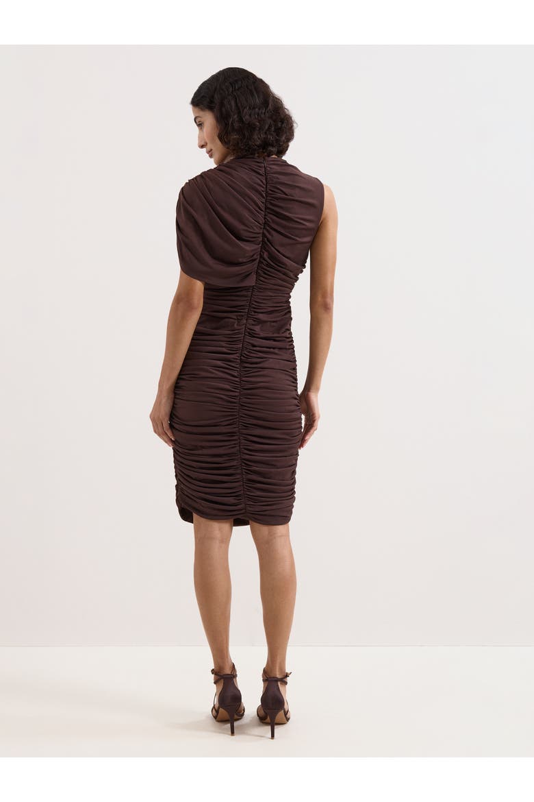 Aimee Jersey Dress, Alternate, color, Brown