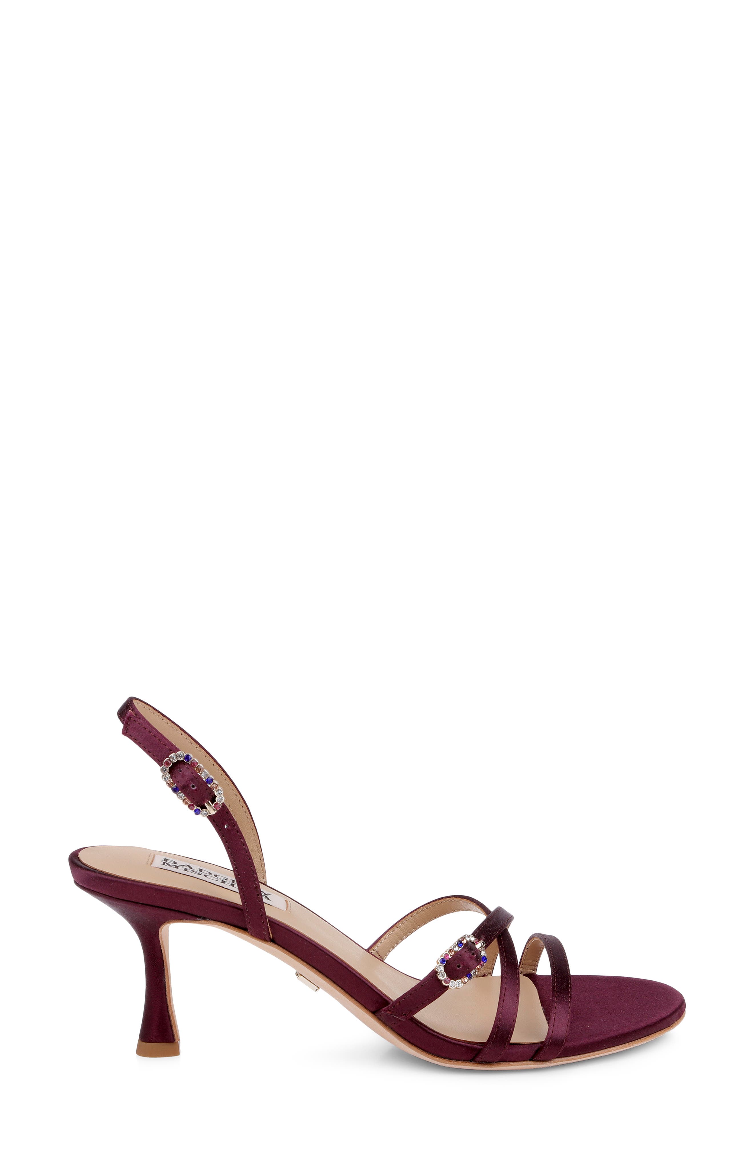 Yukon Slingback Sandal, Alternate, color, CHERRY SATIN