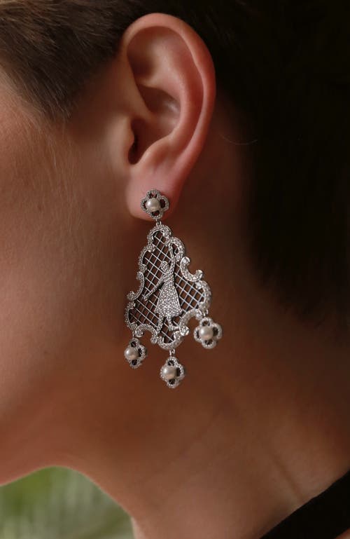 Rc Retro Chic Nutcracker Earrings In Silver