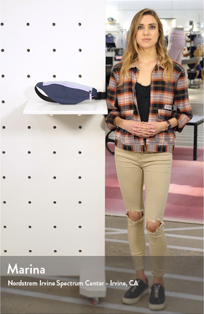 Waterproof Colorblock Belt Bag, sales video thumbnail