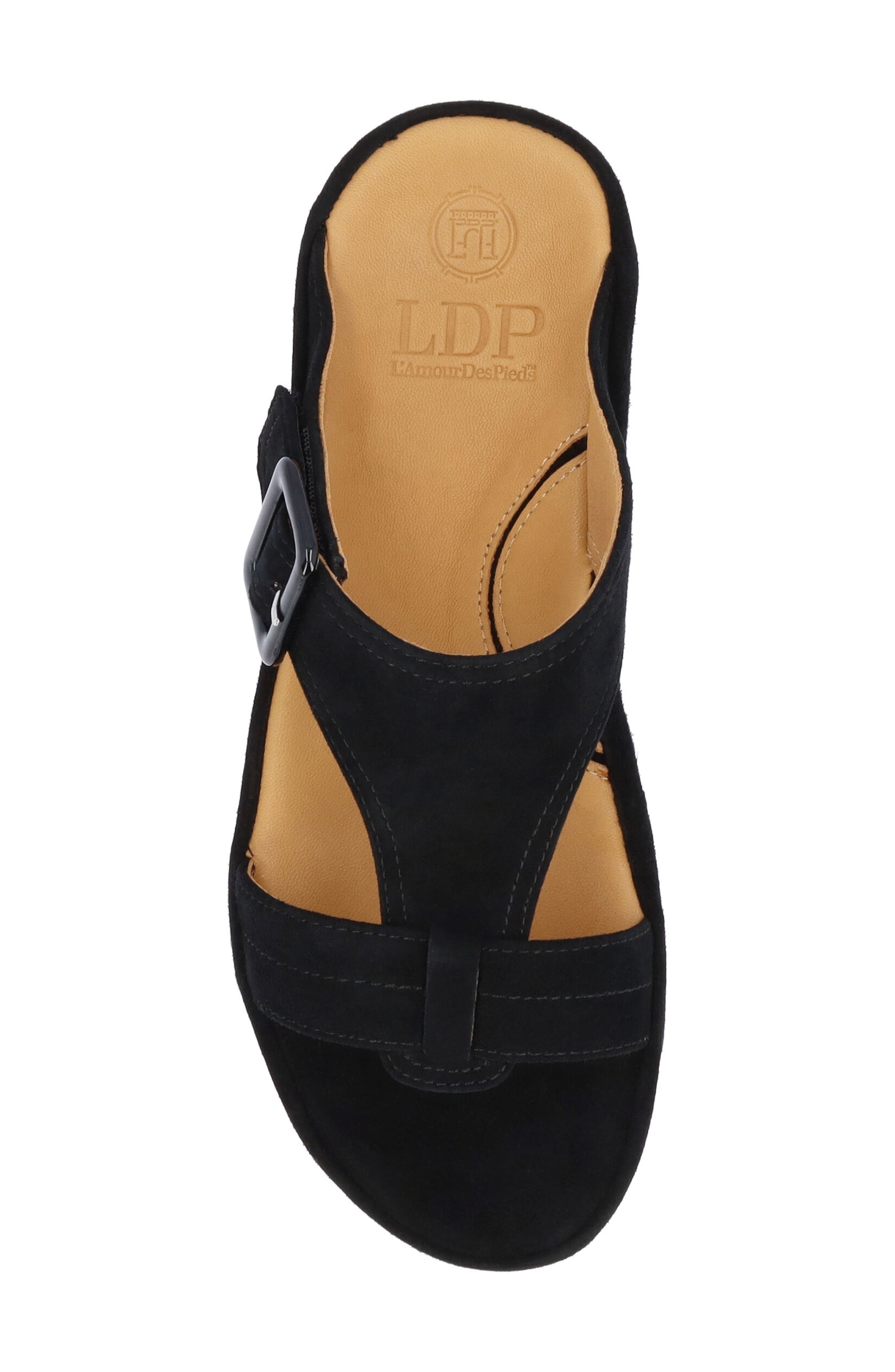 L'Amour des Pieds Verick Sandal, Alternate, color, Black