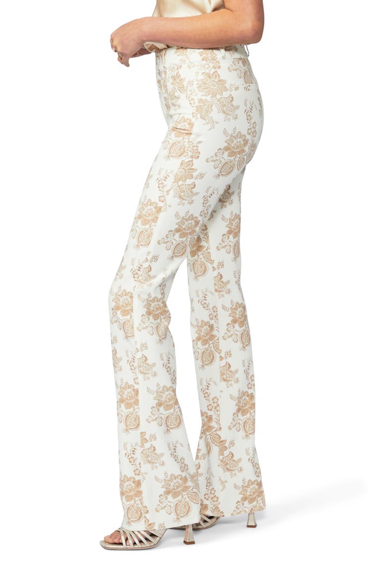 Naomi Flare Trousers, Alternate, color, TAN MULTI