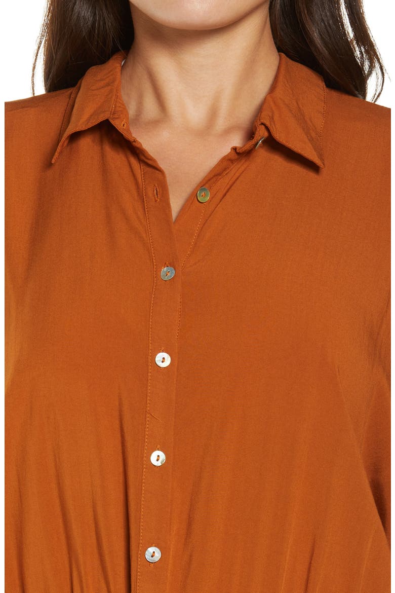 L Space Pacifica Cover-Up Tunic, Alternate, color, AMBER