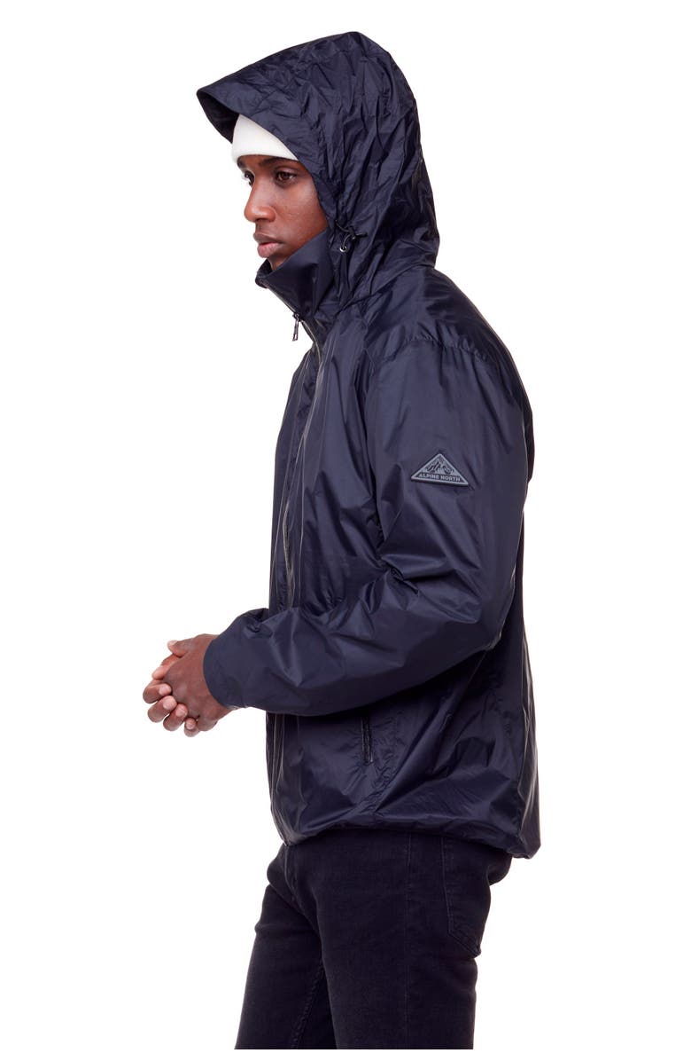 Alpine North STEWART - Recycled Ultralight Windshell Jacket, Main, color, Black