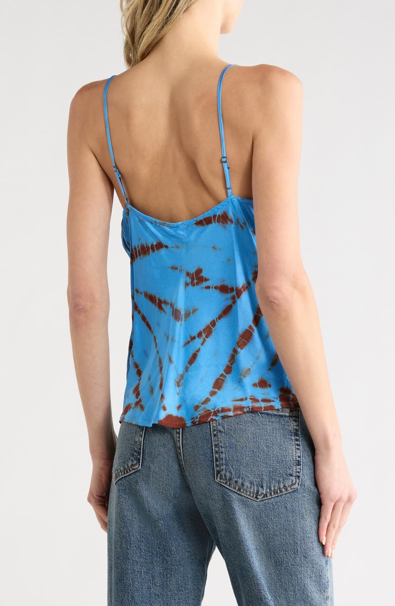 Young, Fabulous & Broke Emmet Cowl Neck Satin Camisole, Alternate, color, Rooibos Tigers Eye Wash