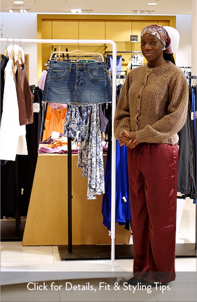 Lainey Cutoff Miniskirt, sales video thumbnail